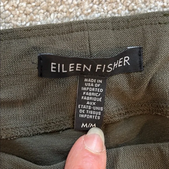 Washable Flex Ponte Slim Pant by Eileen Fisher in “Woodland” size M - Picture 3 of 6